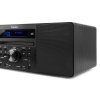 Audizio Prato mikrosystém s FM/DAB+, CD, USB a Bluetooth, čierny