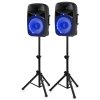 Vonyx VPS122A Plug & Play 800W Speaker SET With Stands
