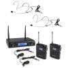 Vonyx WM62B Bezdrôtový Mikrofón UHF s 2 Bodypackmi