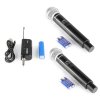 Vonyx WM552 Duálny bezdrôtový mikrofón Plug-and-Play Set UHF