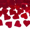 PartyDeco vystreľovacie konfety červené srdce 60cm