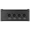 Power Dynamics CX185 RJ45 to 4x XLR3M Splitter Box