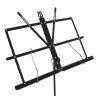 69478 2 vonyx mss02 music sheet stand fold black