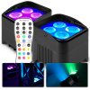 BeamZ BBP94W Set 2x Uplight PAR s bezdrôtovým DMX
