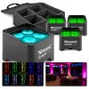 BeamZ BBP90 Set 4x Uplight PAR s prepravnou taškou