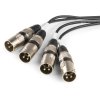 Power Dynamics CX190 Rozbočovač kábla RJ45 na 4x XLR3M 0,7 m
