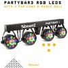 Svetelná rampa BeamZ PartyBAR3, 4xPAR s Magic Ball
