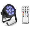 BeamZ Professional BAC500 Aluminum LED PAR 7x14W HECL RGBA-UV-CW-WW, DMX, čierny