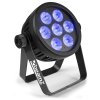 BeamZ Professional BAC500 Aluminum LED PAR 7x14W HECL RGBA-UV-CW-WW, DMX, čierny