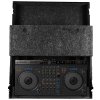 UDG Ultimate Flight Case AlphaTheta DDJ-GRV6 Black Plus (Laptop Shelf)