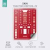 Doto Design Skin Traktor Kontrol Z2 FULL COLORS Aurora Red