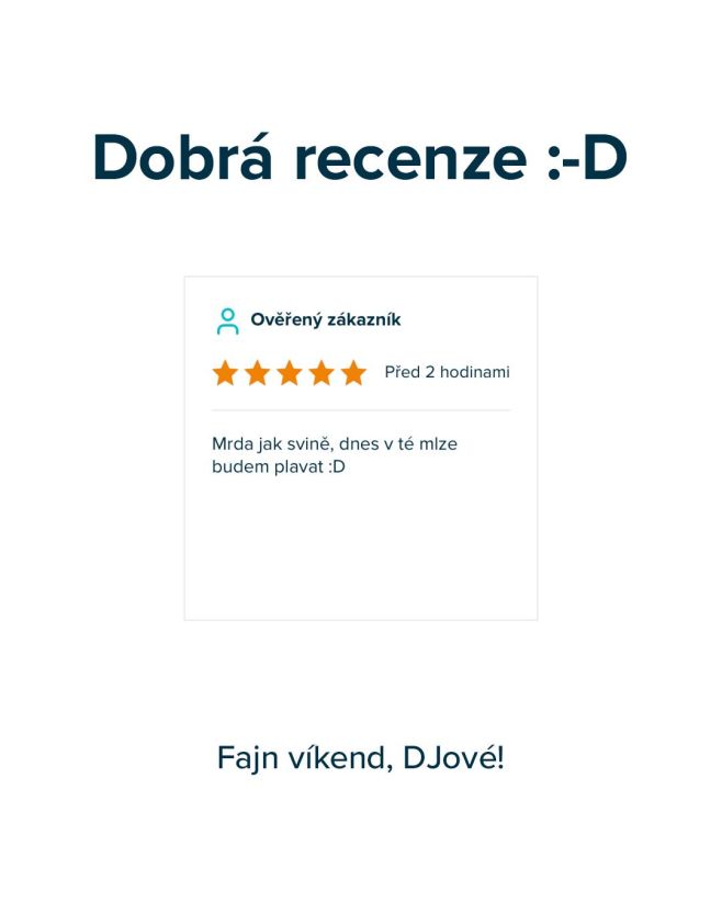 Někdy je s váma fakt sranda! 🤣 No a pokud chcete taky plavat v mlze, v kategorii "Výrobníky mlhy" je toho plnej e-shop 💨