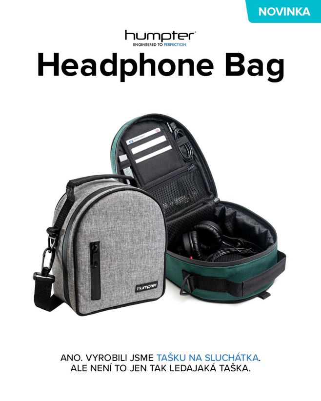 Když umí DJ stoly a kvalitní obaly na ně, proč by nezvládli i tašky na sluchátka… řekli si v polském Humpteru 🇵🇱 A tak...