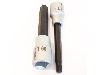 Hlavice zástrčná 1/2" TORX prodl. TX 40