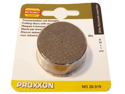 Řezné kotouče s tkaninovou vazbou 38mm