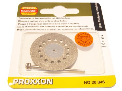 Diamantový kotouček 38mm s otvory
