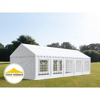 PAVILON, PARTY stan, Zahradní stan, ALTÁN 4x10 m - PVC 550gr./m2 - extra zesílená konstrukce