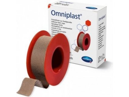 Omniplast textilní náplast na cívce 1,25cm x 5m