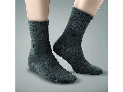 Bonnysilver diabetické ponožky, šedé, 13% stříbra