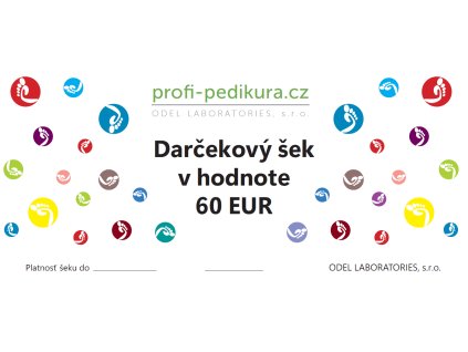 Dárkový šek v EUR 60