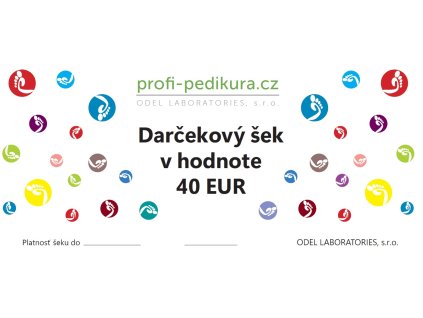 Dárkový šek v EUR 40