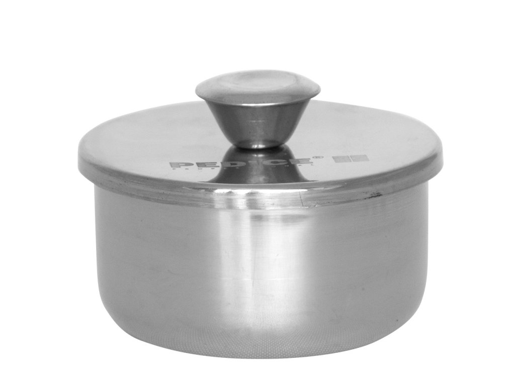 16744 1 pedice nerez miska kulata s vikem 7x4cm