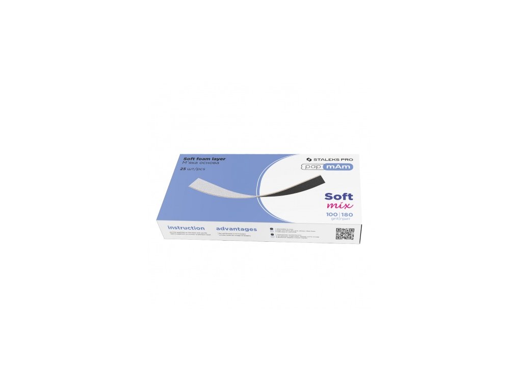 21706 staleks pro papmam soft mix pilniky na nosice 25ks hrubost 100 180