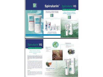 Leták Spirularin VS na bradavice