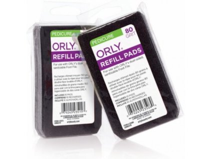 ORLY Náhrady k pilníku - Foot File Refill Grit 80 10ks