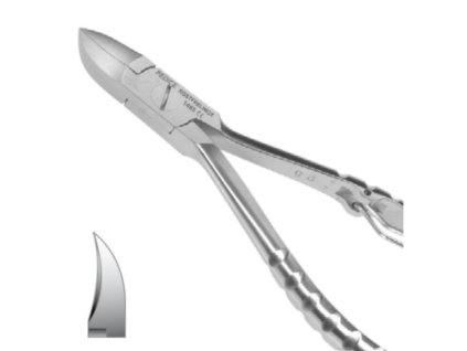 19009 pedice kleste na nehty zahnute 12cm 16mm inox