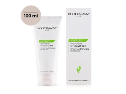 PM11 100 PODOPHARM PODOFLEX krém na nohy s ionty stříbra s 5% UREY 100ml