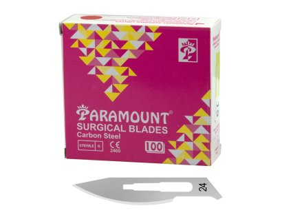 Skalpelové čepieľky PARAMOUNT č. 24 - 100ks