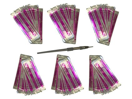 13936 2 startovaci sada paramount skalpelove dlatka 6x10ks s drzatkem