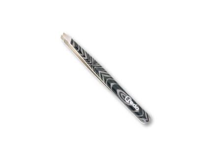 13090 1 credo pinzeta kosa 9cm zebra stainless