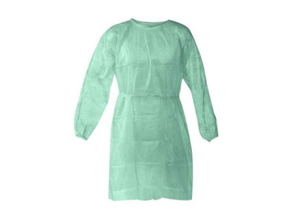 838 Plášť návštěvnický Basic zelený 125x150cm 10 ks