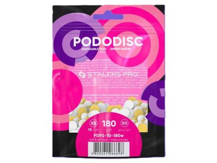 STALEKS PRO PODODISC brusné kotoučky na pěnovém základu vel. XS hrubost 180 - 50ks