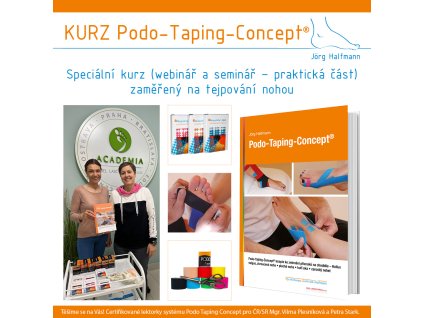 Kurz - Podo-Taping-Concept tejpování nohou (Datum 14.11.2025, 9:00 - 17:00, Město Ostrava, Lektor Mgr. Vilma Plesníková)