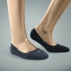 Bonnysilver neviditeľné ponožky, čierne, 12% striebra