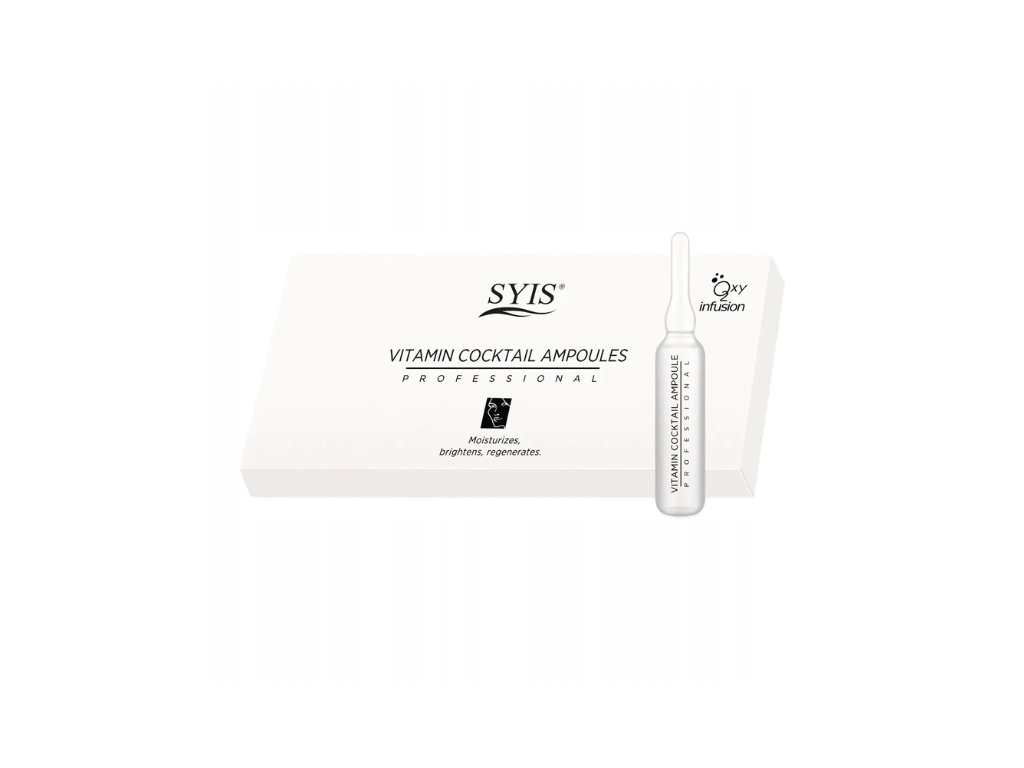 SYIS Ampulki WITAMINOWY KOKTAJL do skory twarzy 10 x 3 ml Waga produktu z opakowaniem jednostkowym 0 03 kg