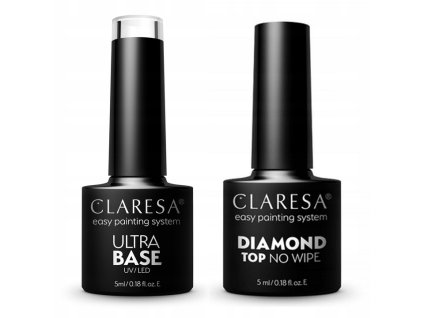 CLARESA HYBRYDA TOP DIAMOND no wipe ULTRA BASE