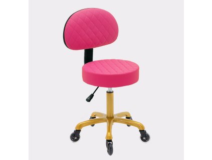 1838 2 prosivany kosmeticky taburet k4 ruzovy