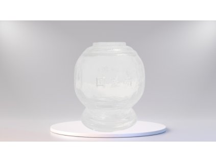 1874 sklenena nahrivaci banka 1ks 25mm