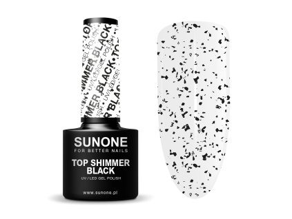 Sunone Top Shimmer Black 5ml 3D