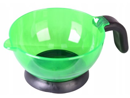 Kadeřnická miska s rukojetí na míchání barev premium zelená