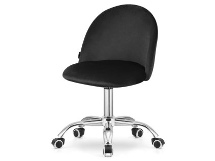 Krzeslo obrotowe GLORIA OFFICE BLACK VELVET [23919] 1200
