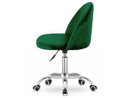 Krzeslo obrotowe GLORIA OFFICE GREEN VELVET [17215] 1200
