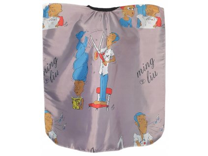 1739 1 detska pelerina detska kadernicka zastera seda 120 cm