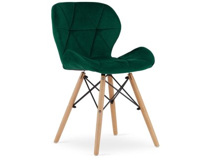 Krzeslo tapicerowane VASTO GREEN FOREST VELVET [25734] 1200