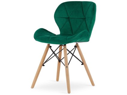 Krzeslo tapicerowane VASTO GREEN VELVET [11541] 1200