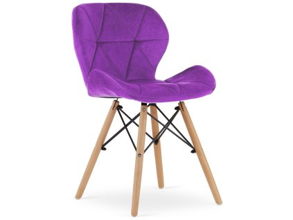 Krzeslo tapicerowane VASTO PURPLE VELVET [25744] 1200
